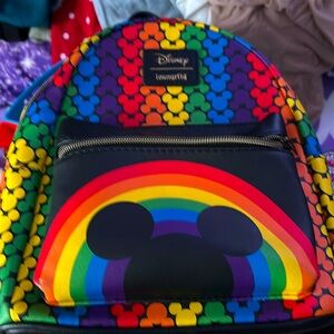 Small rainbow backpack